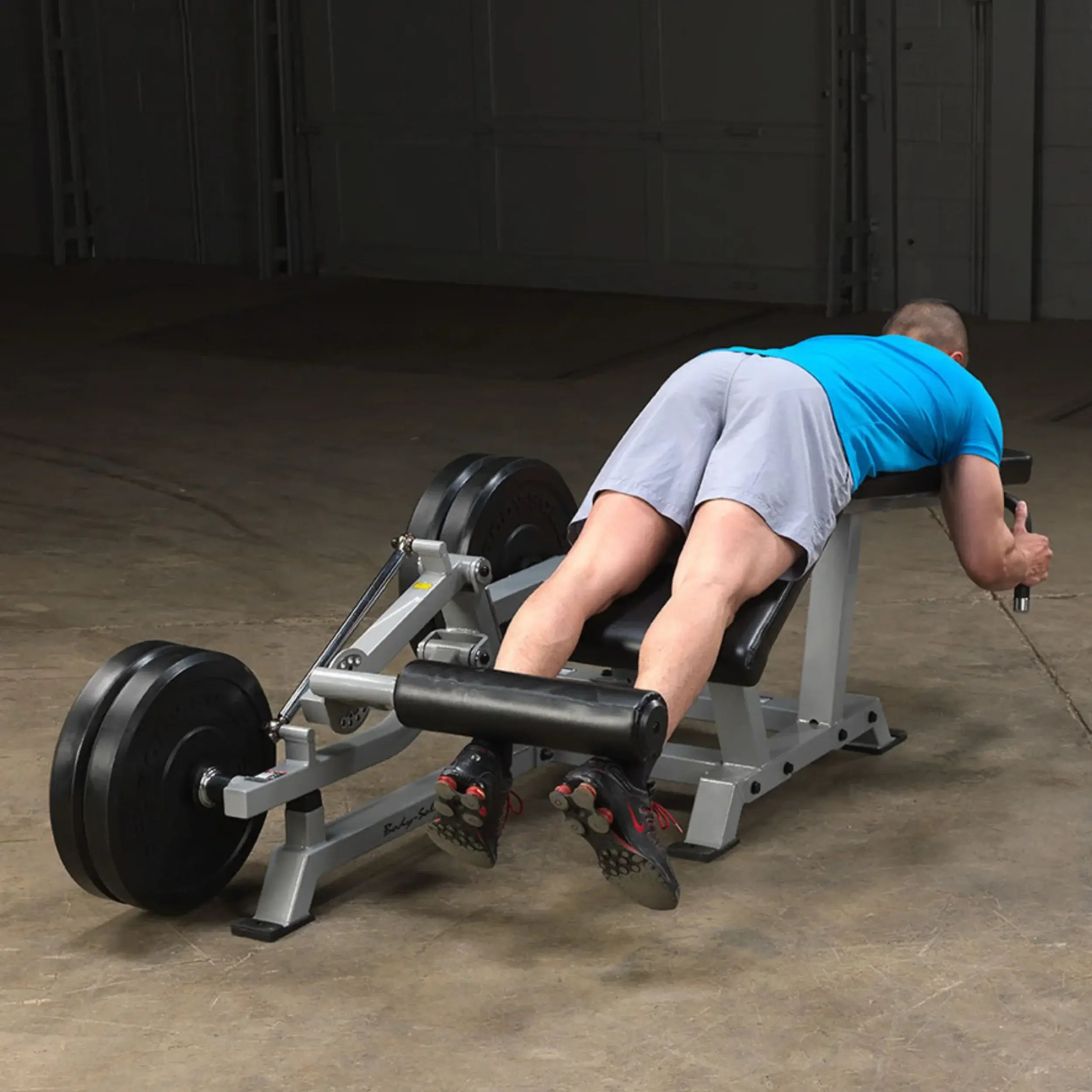 Body-Solid LVLC Leverage Prone Leg Curl Plate Loaded (New)