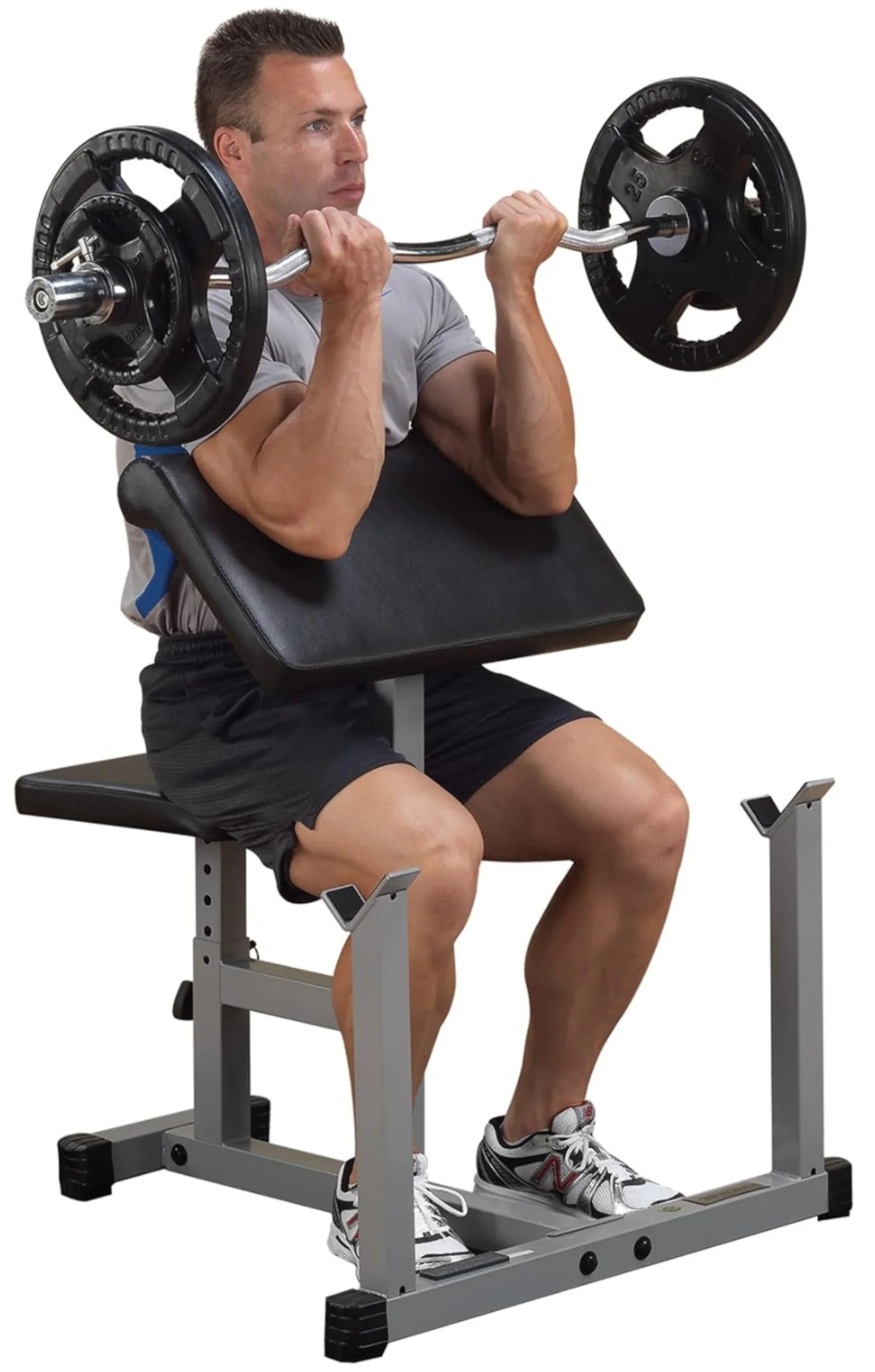 Body Solid Powerline Preacher Curl Bench