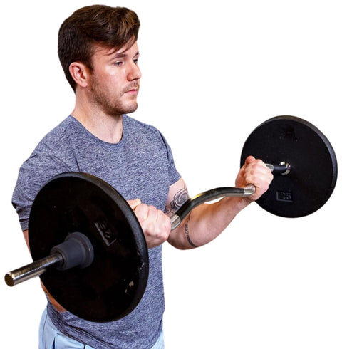 Body-Solid RB47 Standard Curl Bar- Chrome (New)