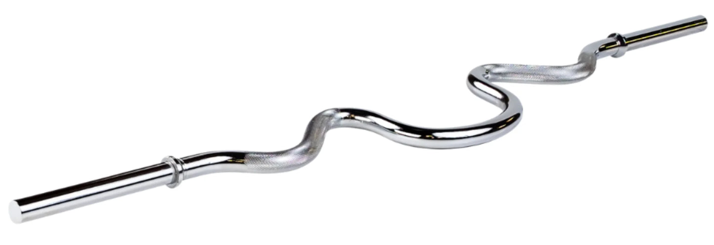 Body-Solid RB48 Standard Super Curl Bar- Chrome (New)