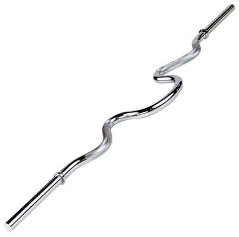 Body-Solid RB48 Standard Super Curl Bar- Chrome (New)
