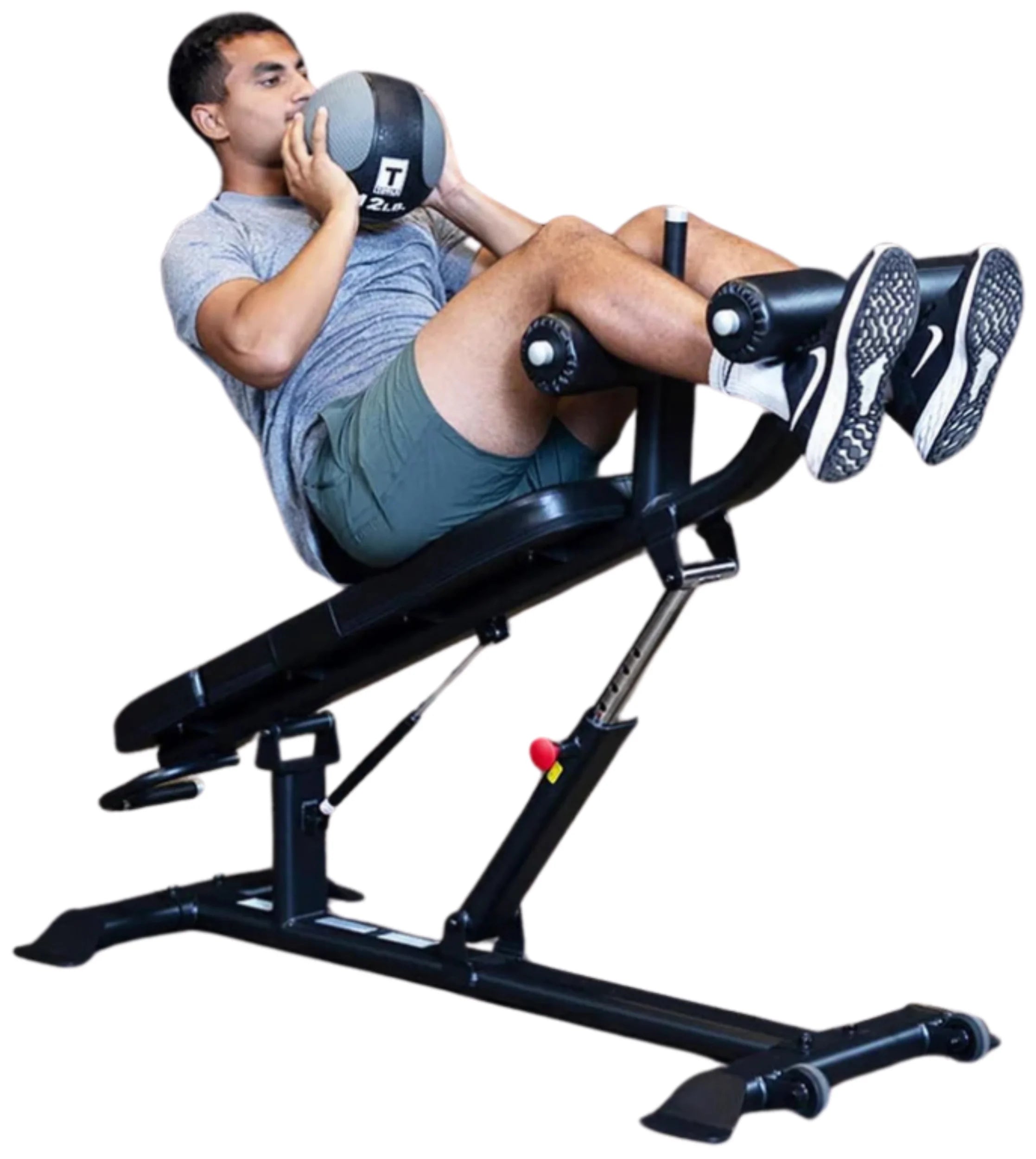 Body-Solid SAB500B Pro Club-Line Ab Bench - Angled Training View