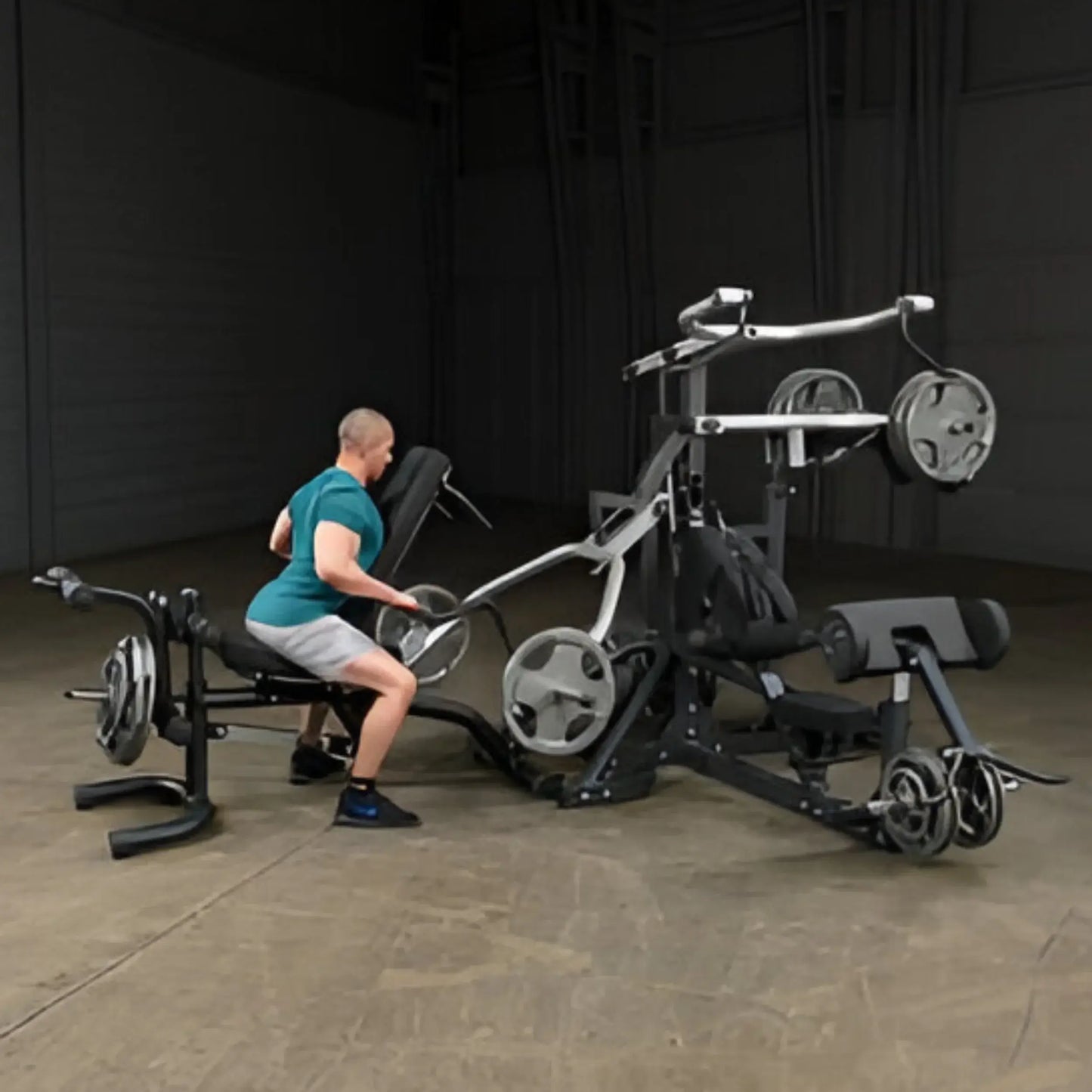 Body-Solid SBL460P4 Freeweight Leverage Gym Package (New)