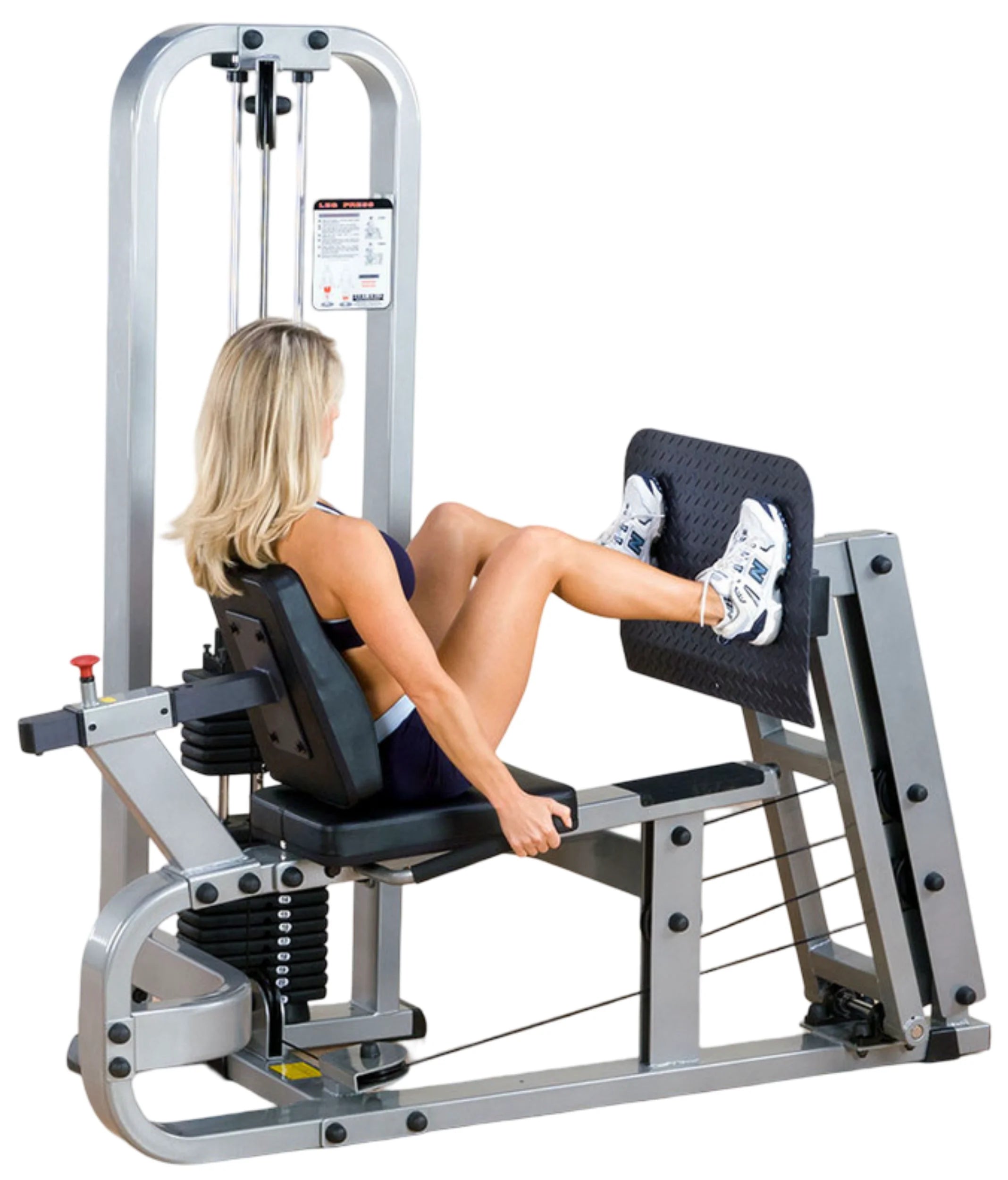 Body-Solid SLP500G ProClub Line Leg Press - Angled Training View