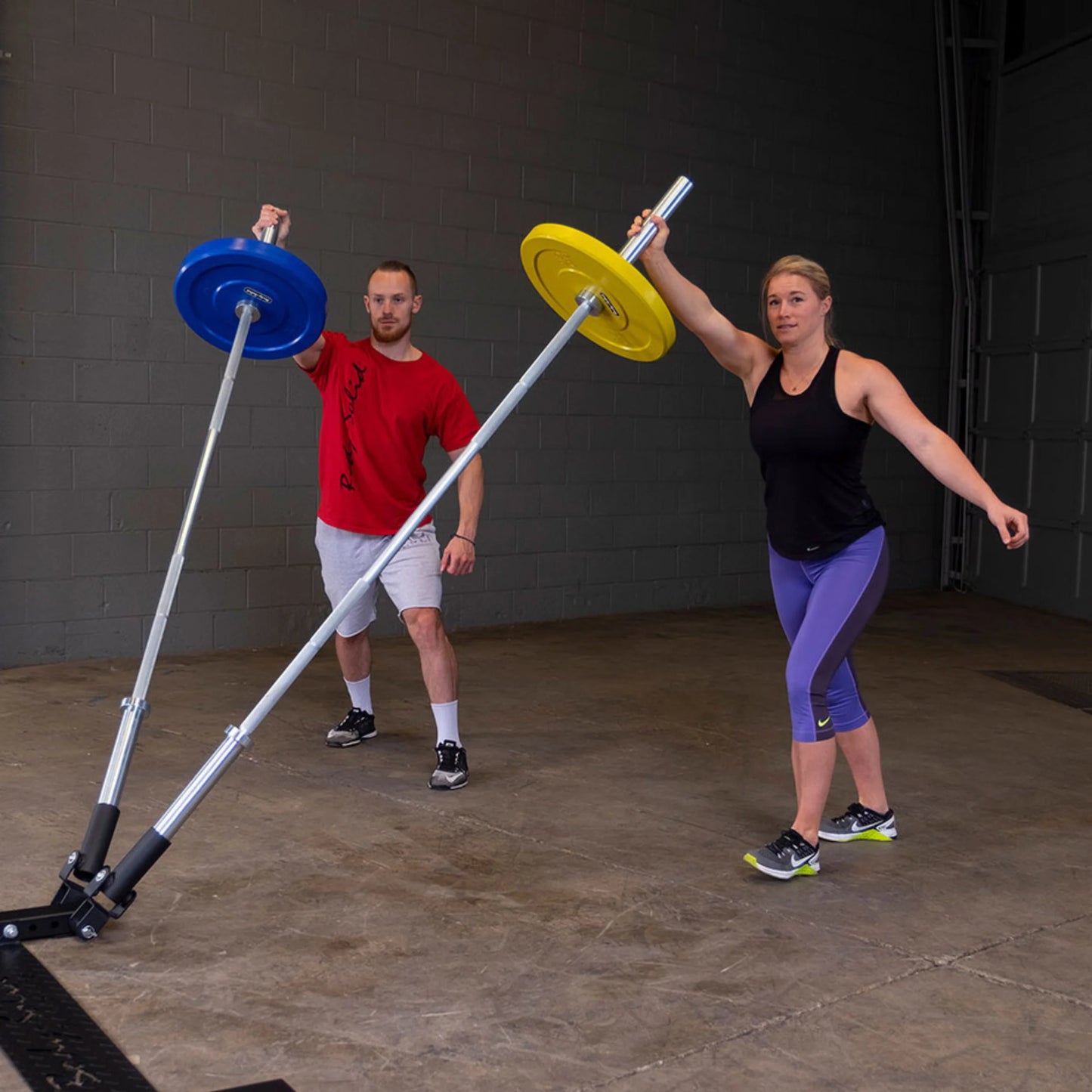 Body-Solid SPRTB Dual T-Bar Platform (New)