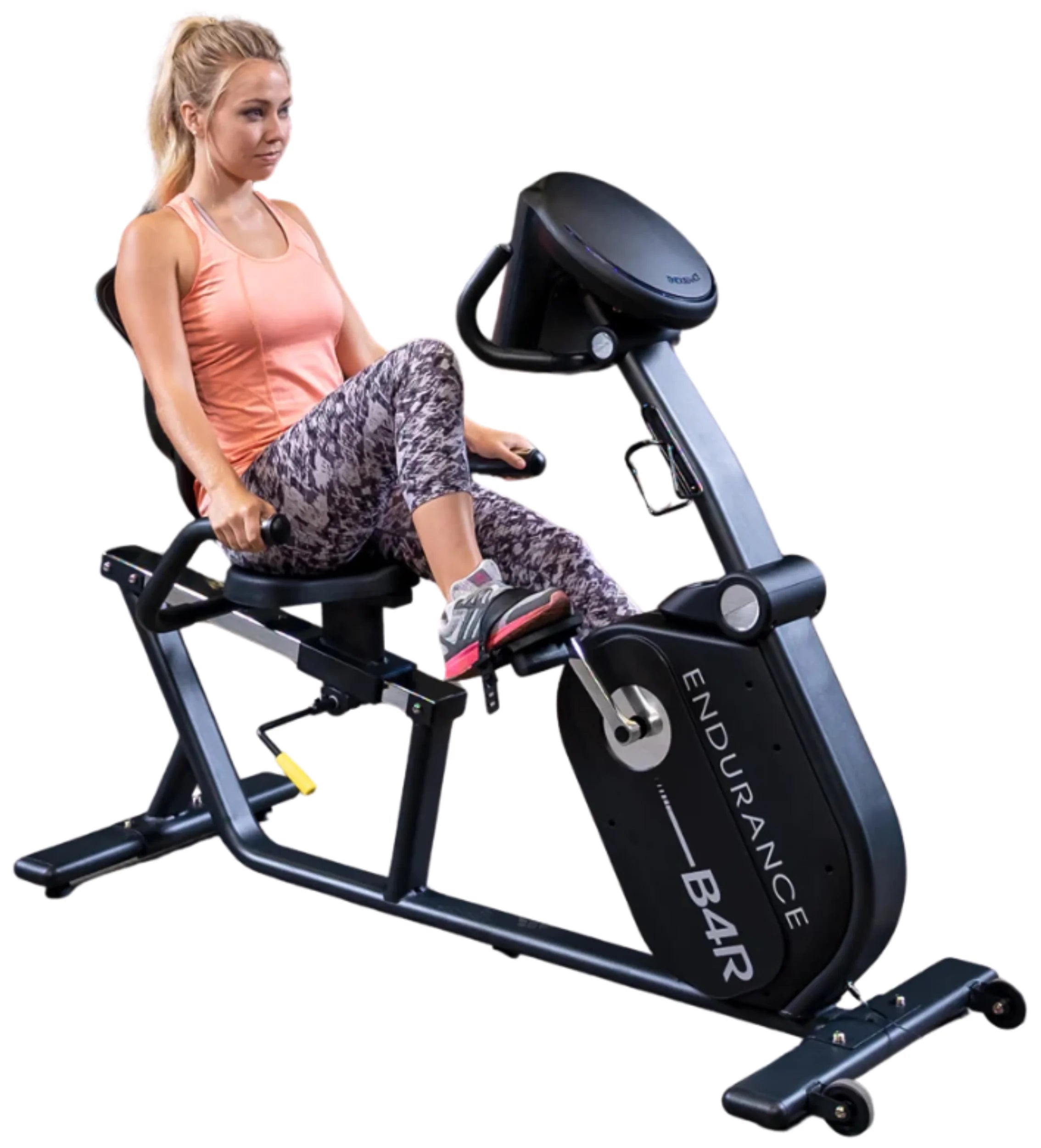 Body-Solid B4RB Endurance Recumbent Bike - Angled Training View