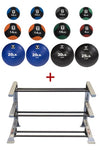 Body-Solid Tools BSTMB Medicine Ball Set (6-30) w/Rack Image