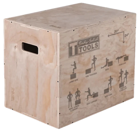 Body-Solid BSTWPBOX Tools 3-in-1 Wooden Plyo Box (New)