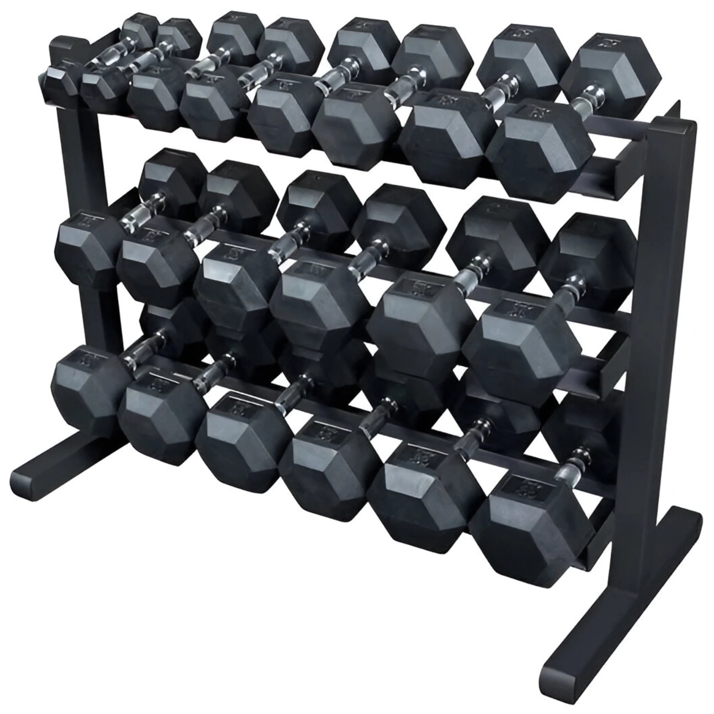 Body Solid GDR363B 3 Tier Dumbbell Rack (New)