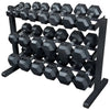 Body Solid GDR363B 3 Tier Dumbbell Rack (New)