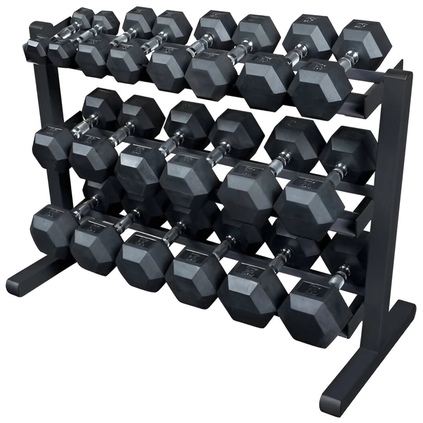 Body Solid GDR363B 3 Tier Dumbbell Rack (New)