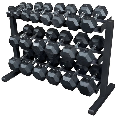 Body Solid GDR363B 3 Tier Dumbbell Rack (New)