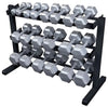 Body Solid GDR363B 3 Tier Dumbbell Rack (New)
