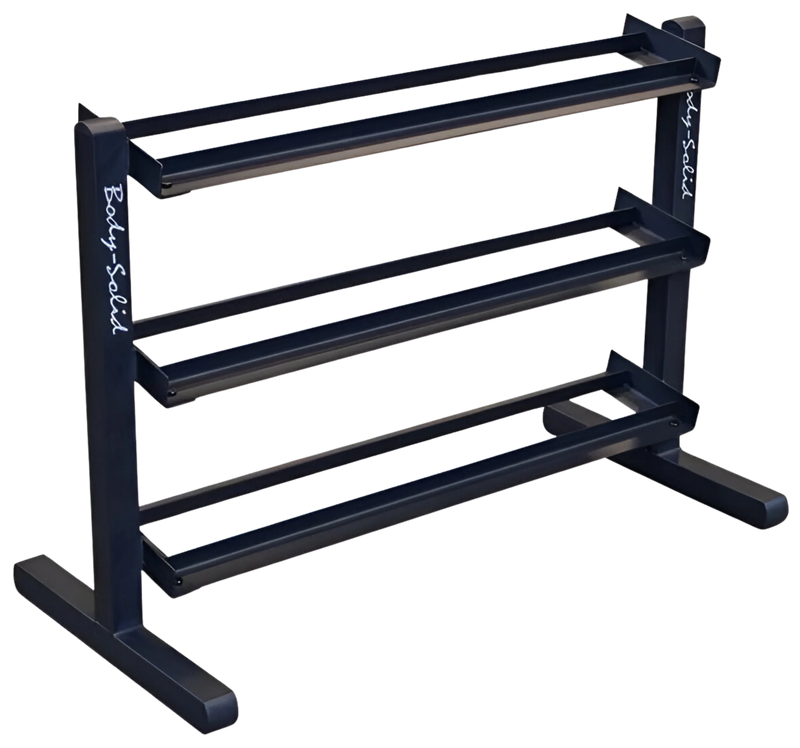 Body Solid GDR363B 3 Tier Dumbbell Rack (New)