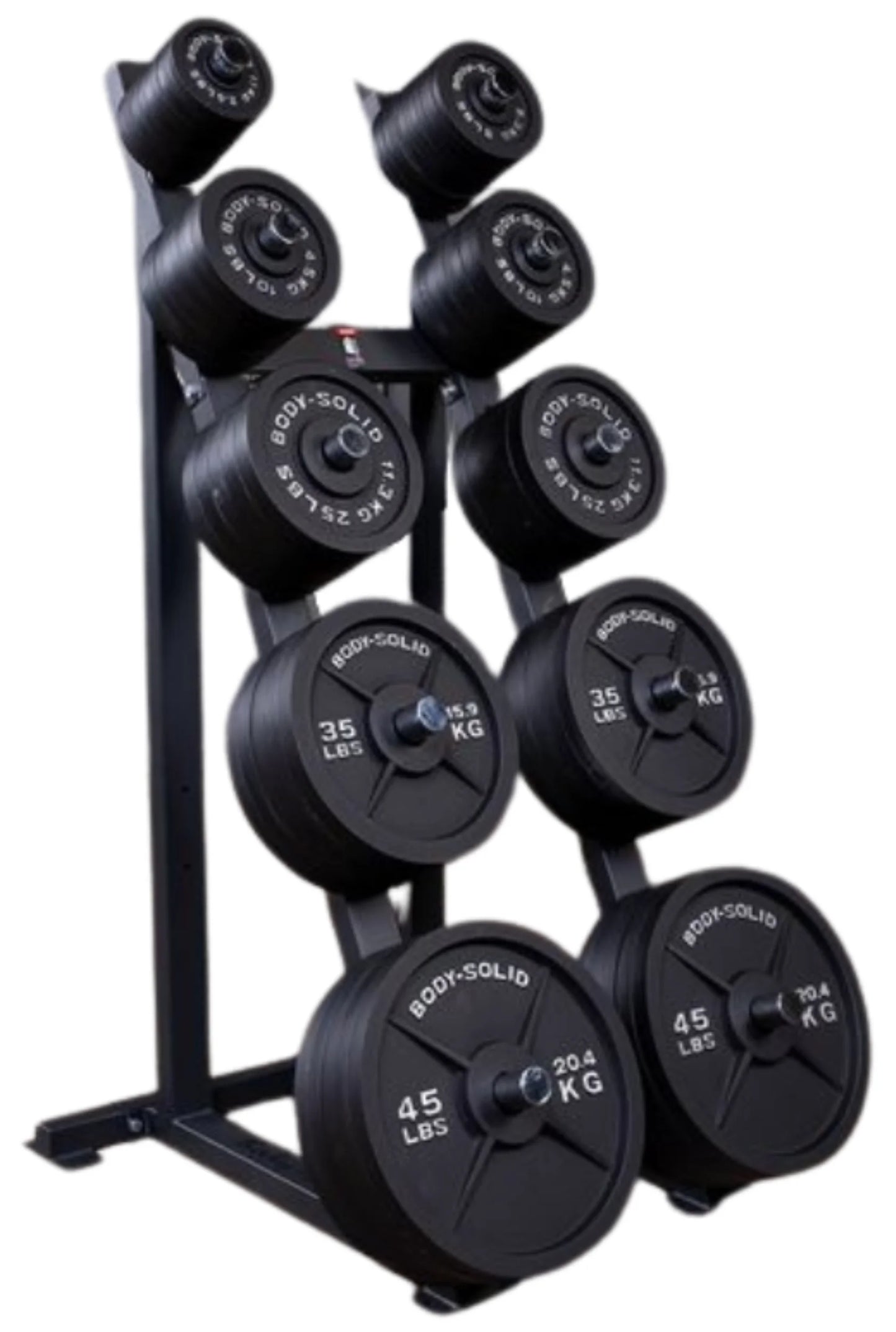 Body Solid GWT76 High Capacity Olympic Plate Rack (New)