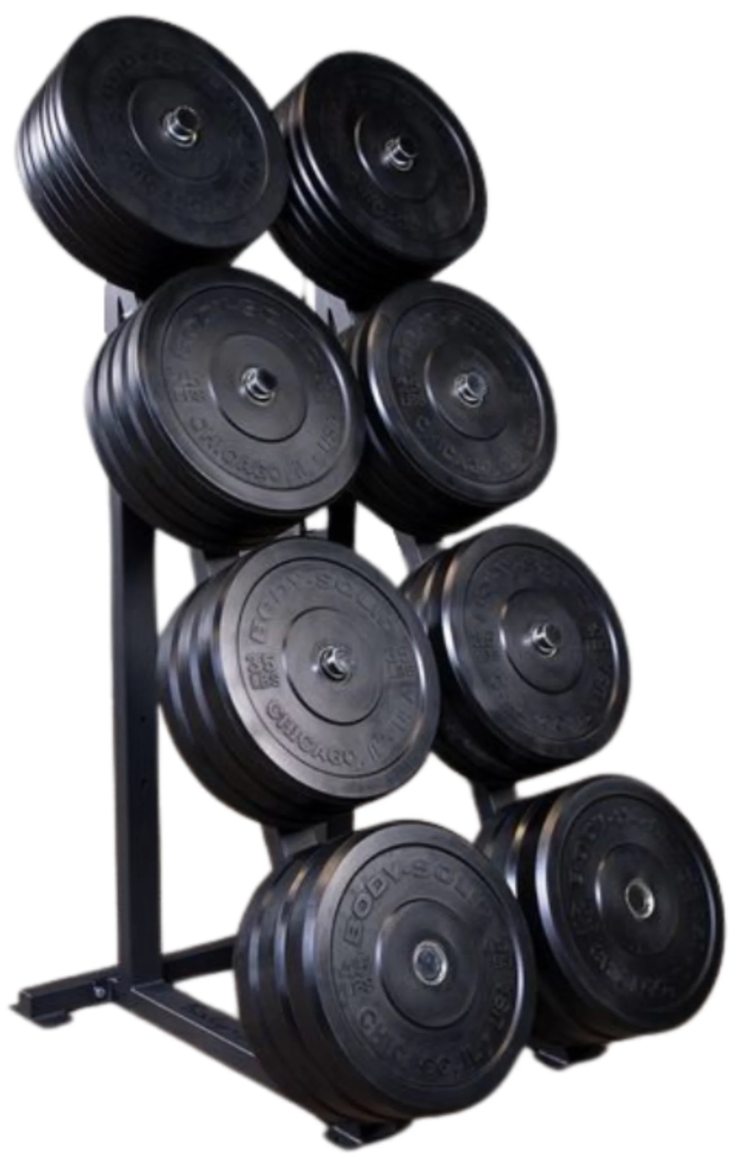 Body Solid GWT76 High Capacity Olympic Plate Rack (New)