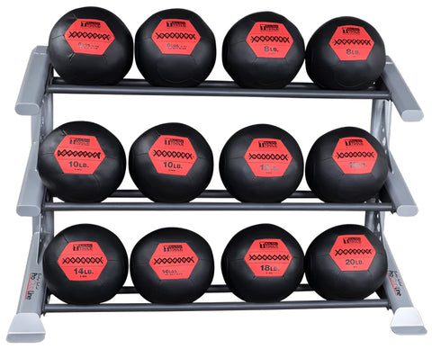 Body Solid SDKR1000MB 3 Tier PCL Medicine Ball Rack (New)