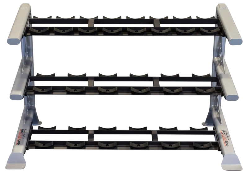 Body Solid SDKR1000SD 3 Tier Saddle Dumbbell Rack (New)