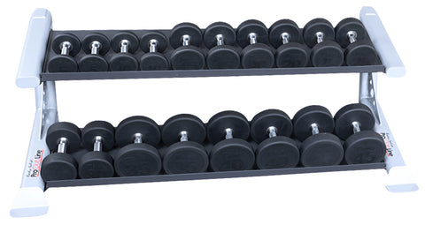 Body-Solid SDKR500DB 2-Tier PCL Dumbbell Rack (New)
