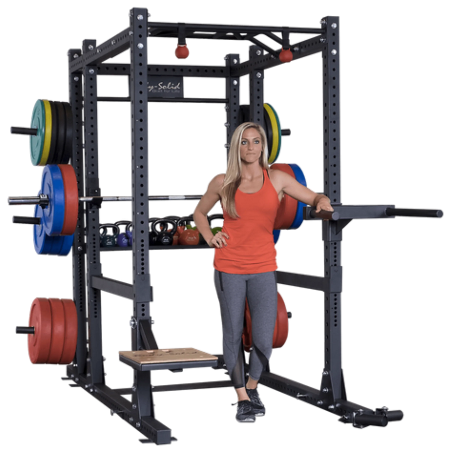 Body-Solid SPR1000BackP4 Extended Power Rack Package (New)