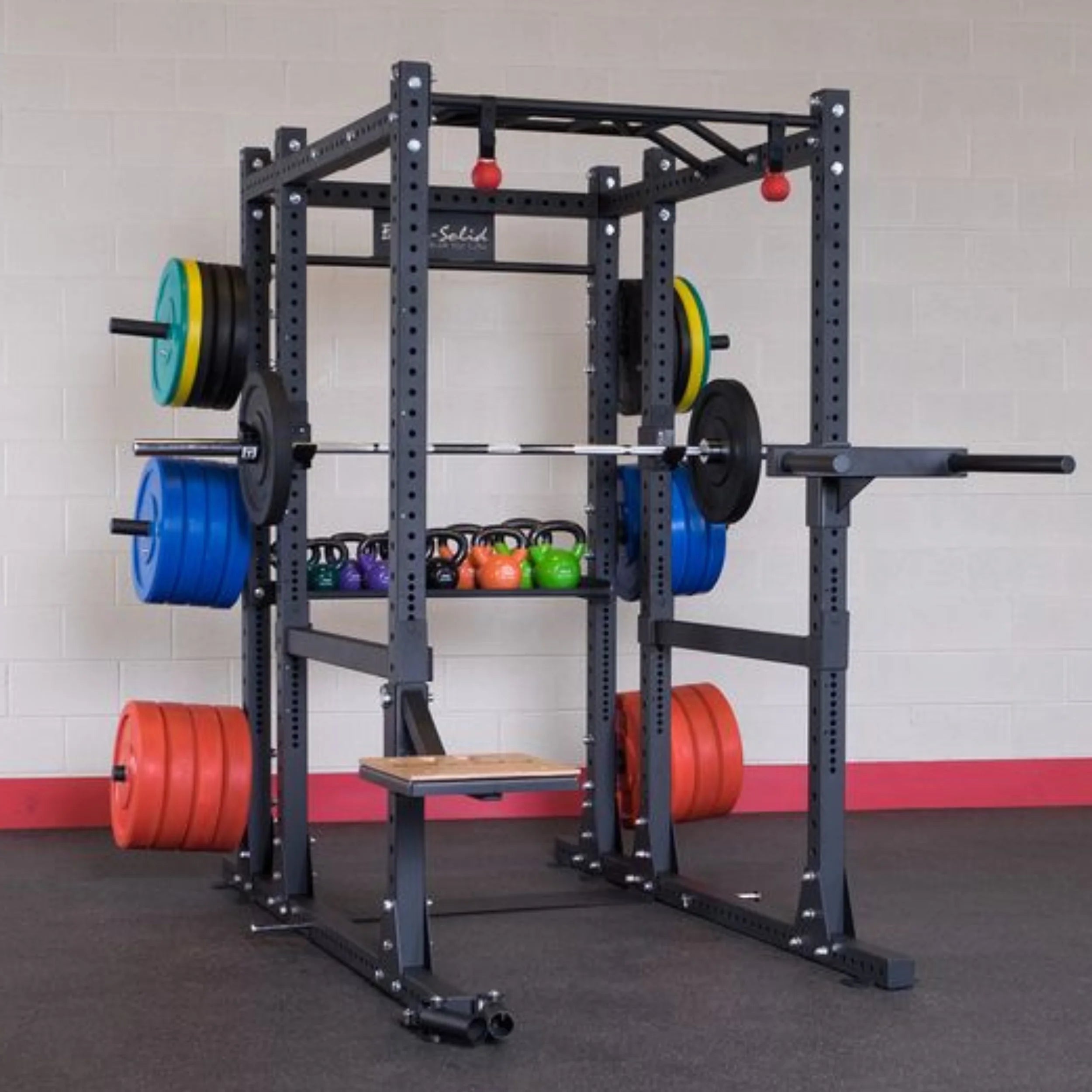 Body-Solid SPR1000DBBack Extended Double Power Rack Package (New)