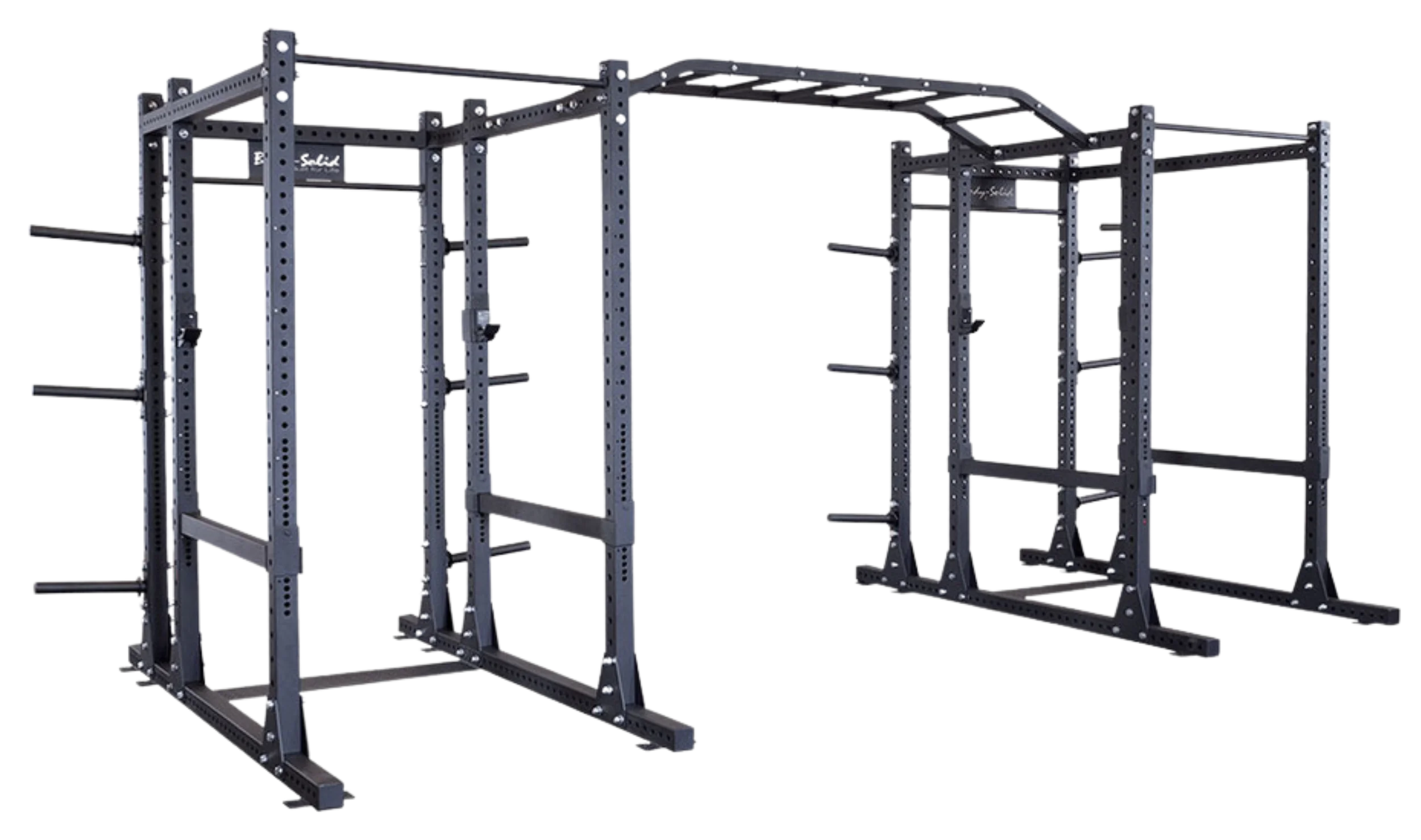 Body-Solid SPR1000DBBack Extended Double Power Rack Package (New)