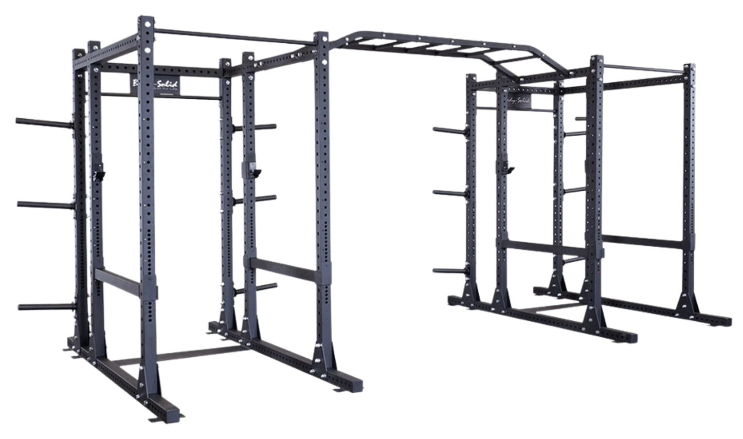 Body-Solid SPR1000DBBack Extended Double Power Rack Package (New)