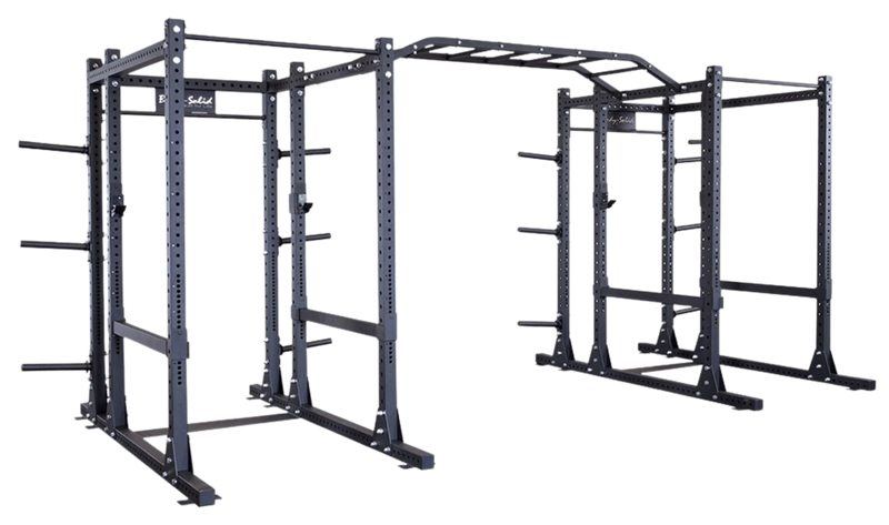 Body-Solid SPR1000DBBack Extended Double Power Rack Package (New)