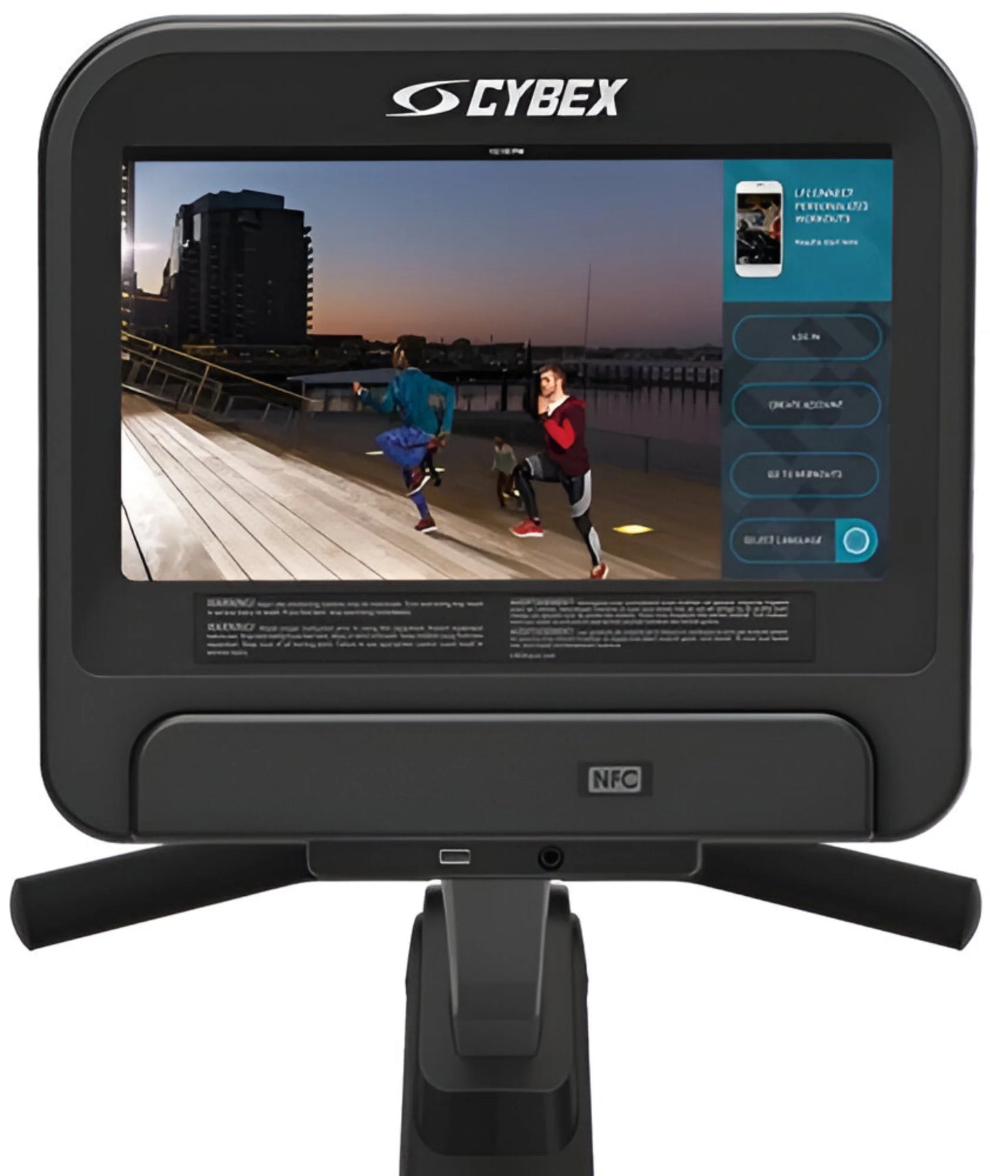 Cybex R Series 70T Recumbent Bike (Remanufactured) - Close Up Console View
