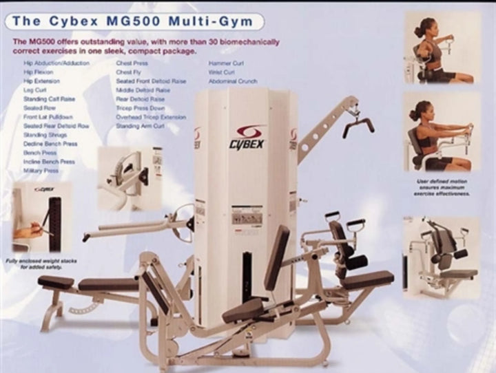 is cybex a good brand gym Cybex MG-500 3 Stack Multi Station Gym (Remanufactured)