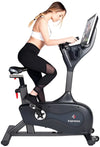 Expresso GO Upright Bike (Remanufactured) - Side View with User