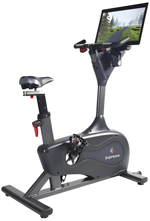 Expresso GO Upright Bike (Remanufactured) - Angled View