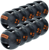 French Fitness Dual Grip Medicine Ball Set of 10 (4 to 30 lbs) (New)