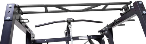 French Fitness Folding Cable Power Rack / Cage - Black (New)