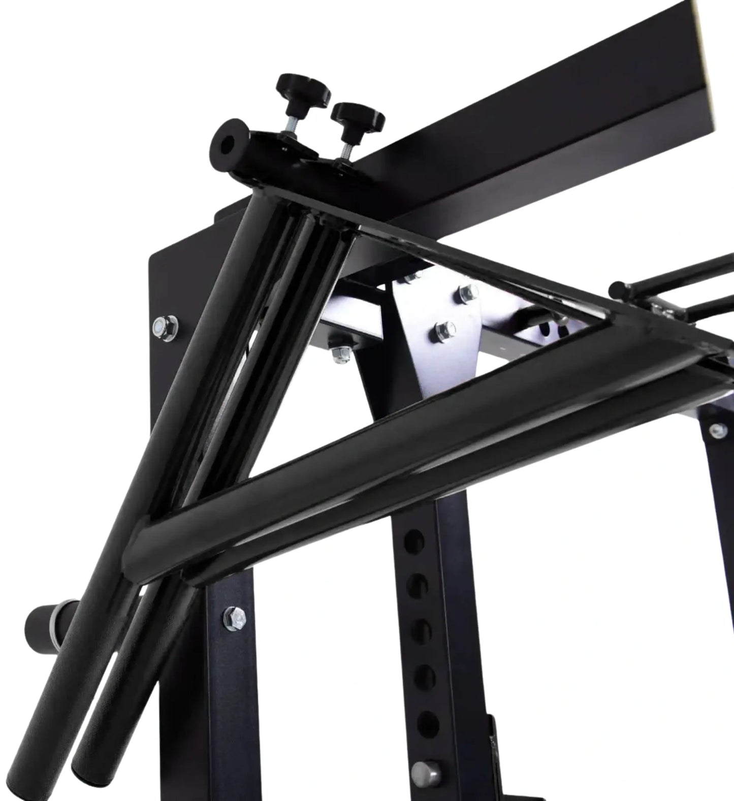 French Fitness Folding Cable Power Rack / Cage - Black (New)