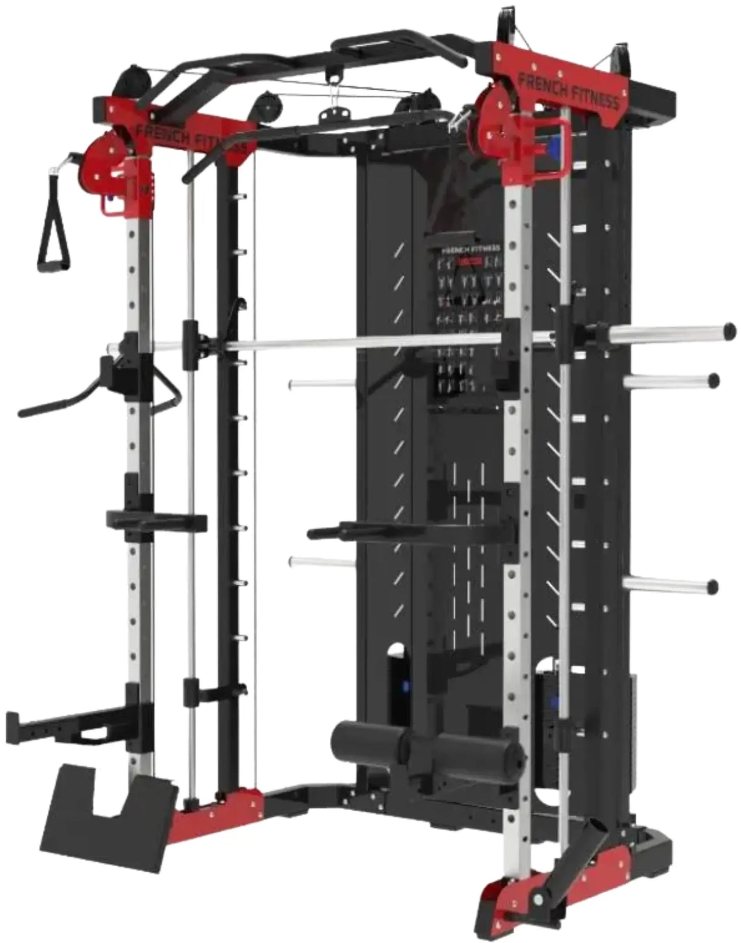 French Fitness FSR60 Smith, Cable, Squat Rack Gym Machine (New)