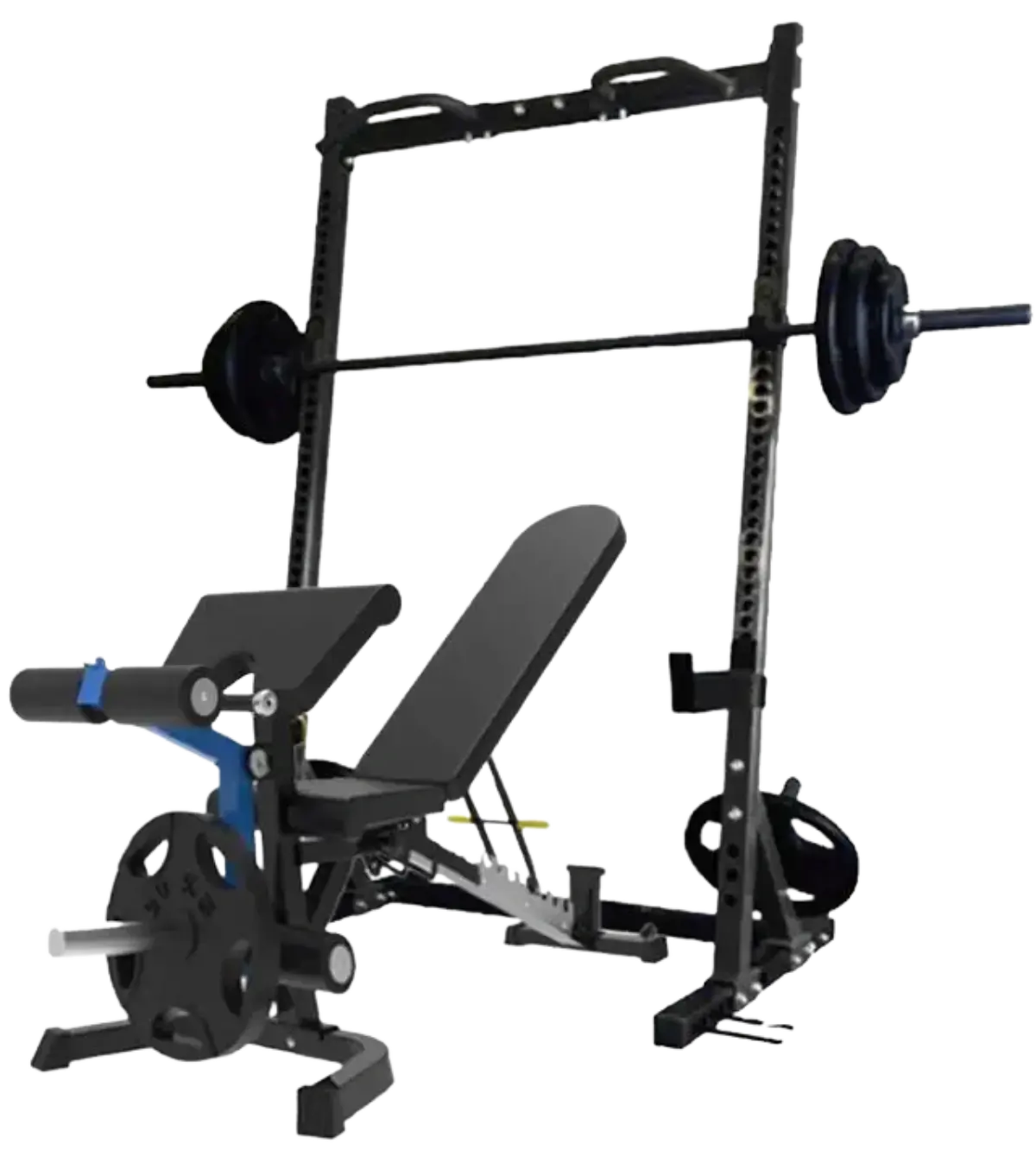 French Fitness BRC10 Multi Bench / Half Rack Combo