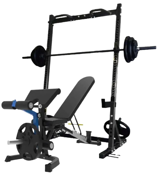 French Fitness BRC10 Multi Bench / Half Rack Combo (New)