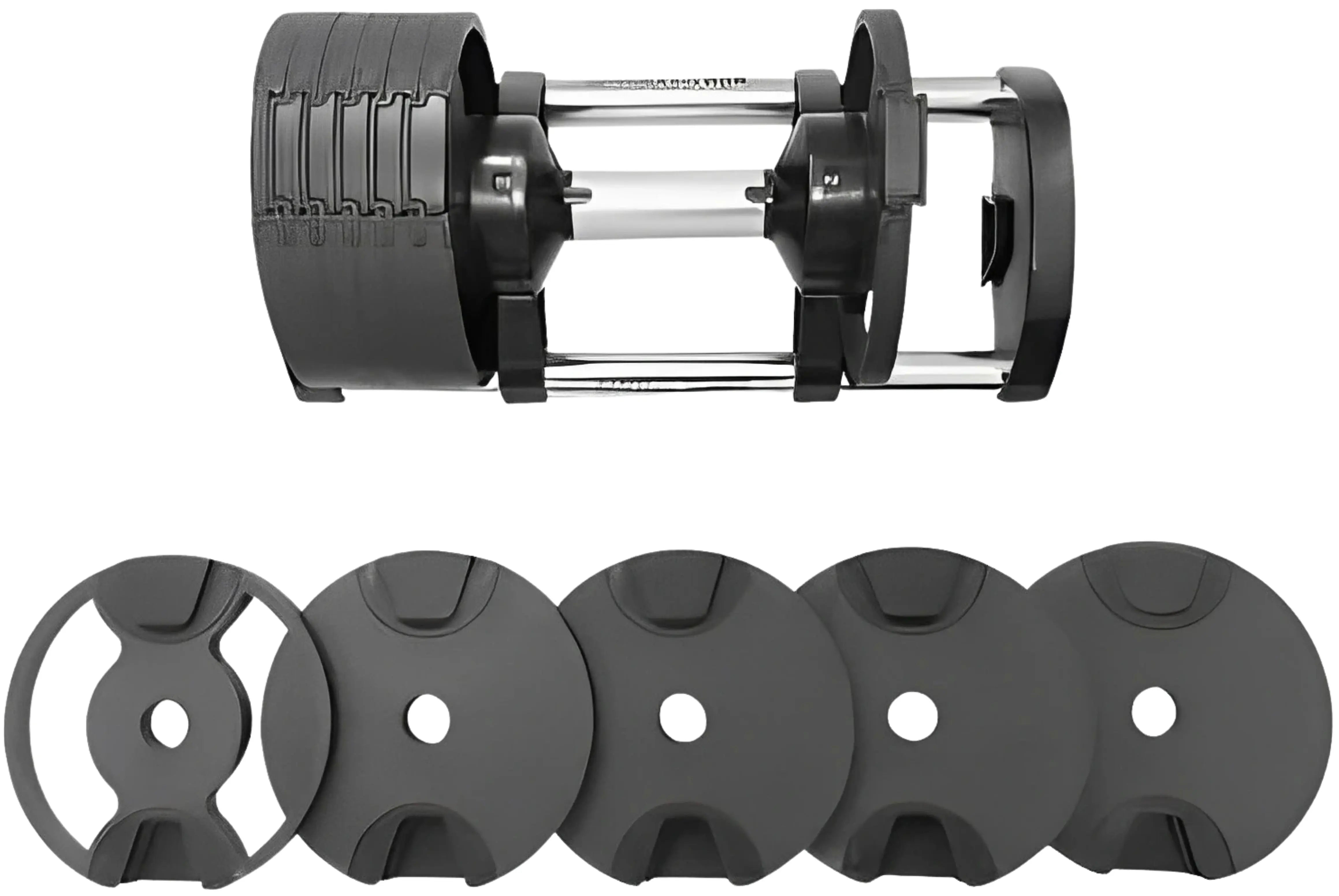 French Fitness 5-80 lb Adjustable Dumbbell, Set of 2 (New)