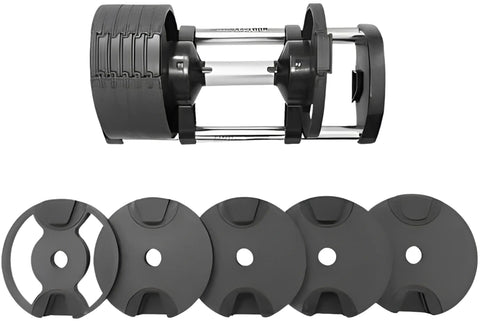 French Fitness 5-80 lb Adjustable Dumbbell, Set of 2 (New)