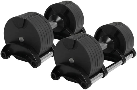 French Fitness 5-80 lb Adjustable Dumbbell, Set of 2 (New)