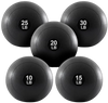 French Fitness 14" Slam Ball - Non-Bounce Medicine Ball Set of 5 (10 to 30 lbs) (New)