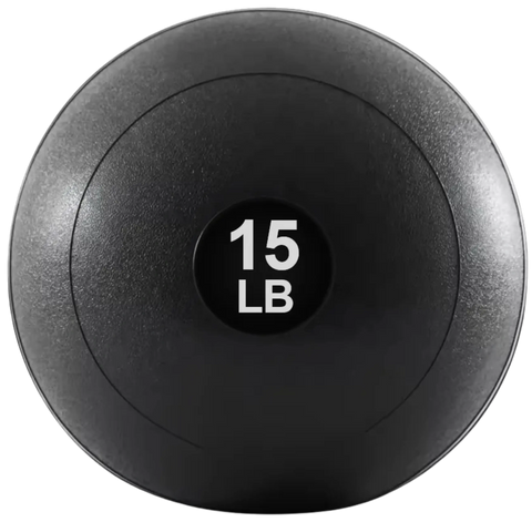 French Fitness 14" Slam Ball 15 lb Non-Bounce Medicine Ball (New)