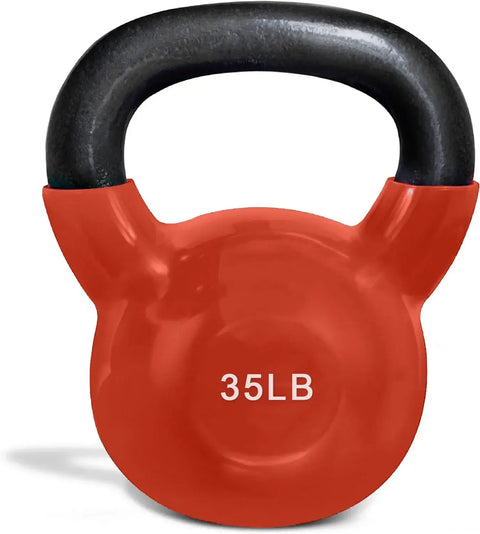 French Fitness Vinyl Kettlebell Set 5-70 lbs (New) Image 8