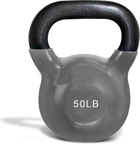 French Fitness Vinyl Kettlebell Set 5-70 lbs (New) Image 11