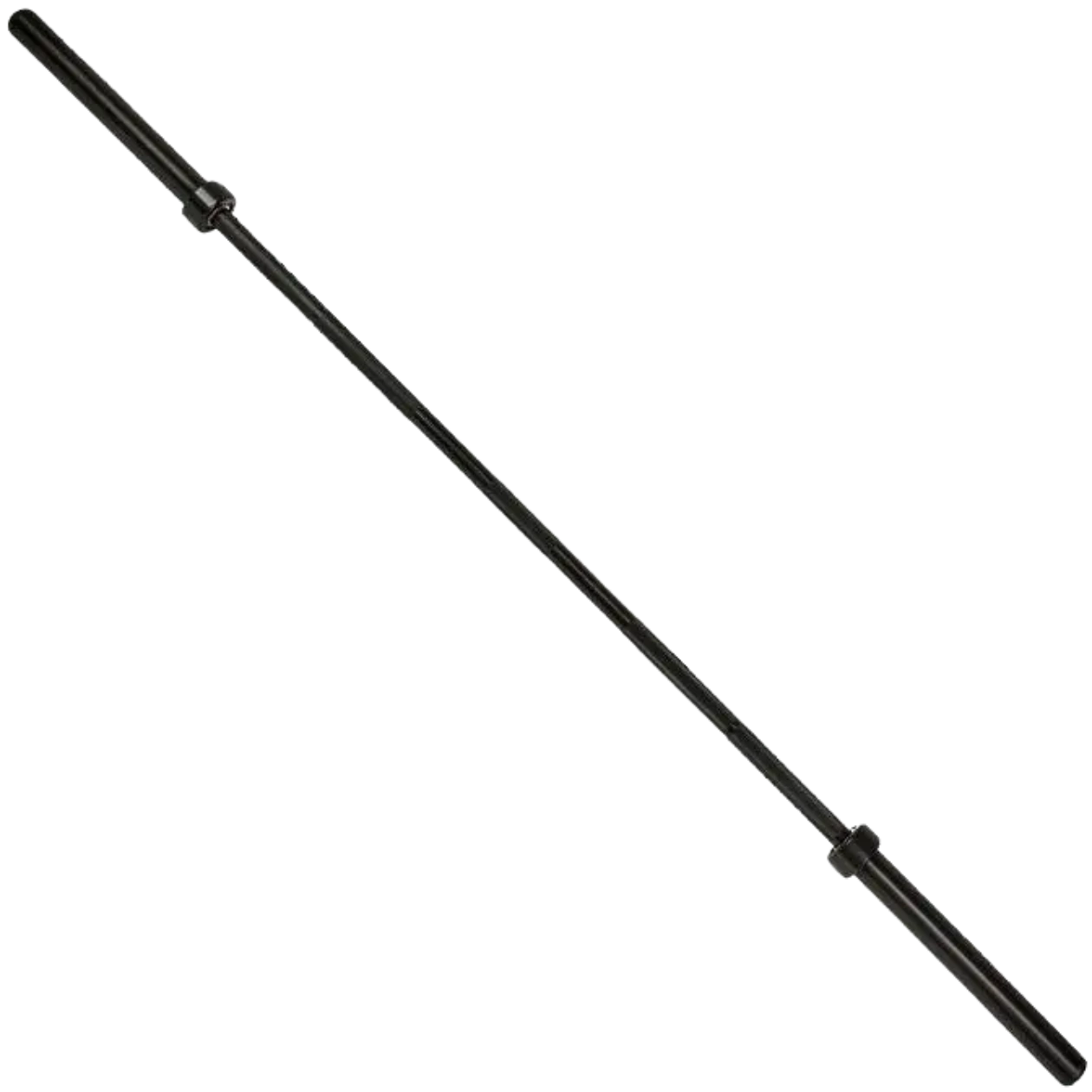 French Fitness 7' Black Olympic Bar - 45 Lbs (New)