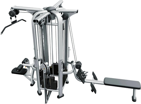 French Fitness FFS Silver 4 Stack Multi Jungle Gym (New)