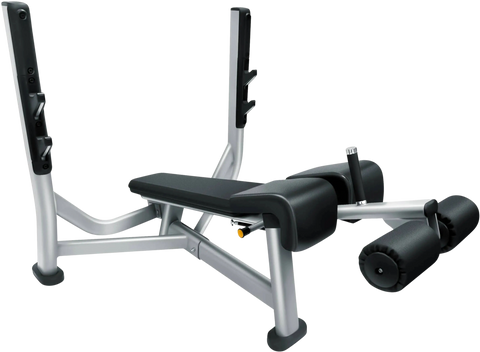 French Fitness FFS Silver Olympic Decline Bench (New)