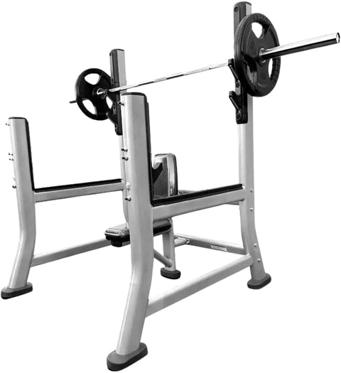 French Fitness FFS Silver Olympic Military Bench (New)