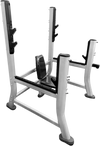 French Fitness FFS Silver Olympic Military Bench (New)